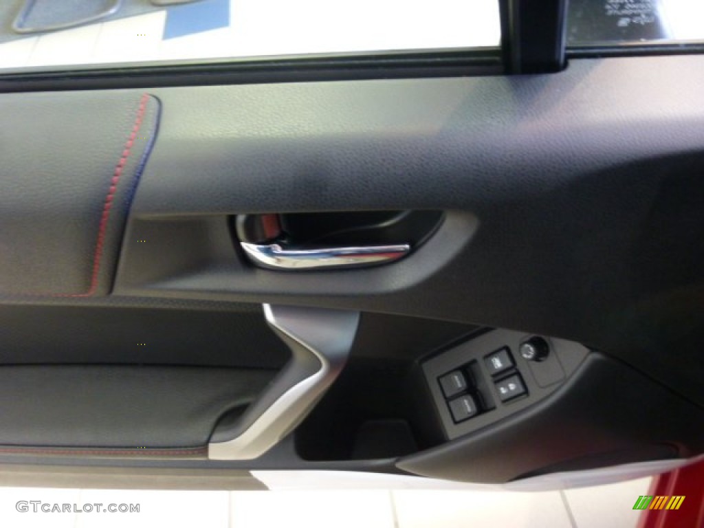 2013 Subaru BRZ Limited Black Leather/Alcantara Door Panel Photo #77373225