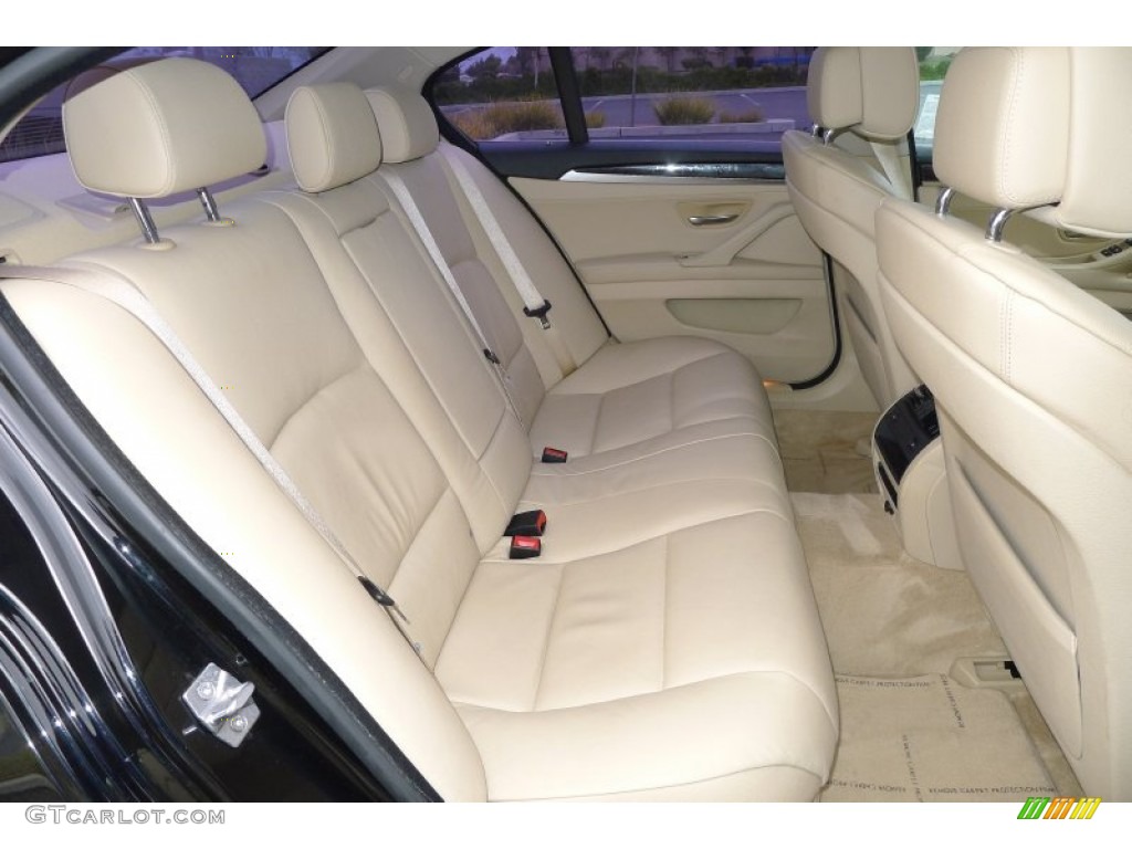 Venetian Beige Interior 2011 BMW 5 Series 535i Sedan Photo #77373339