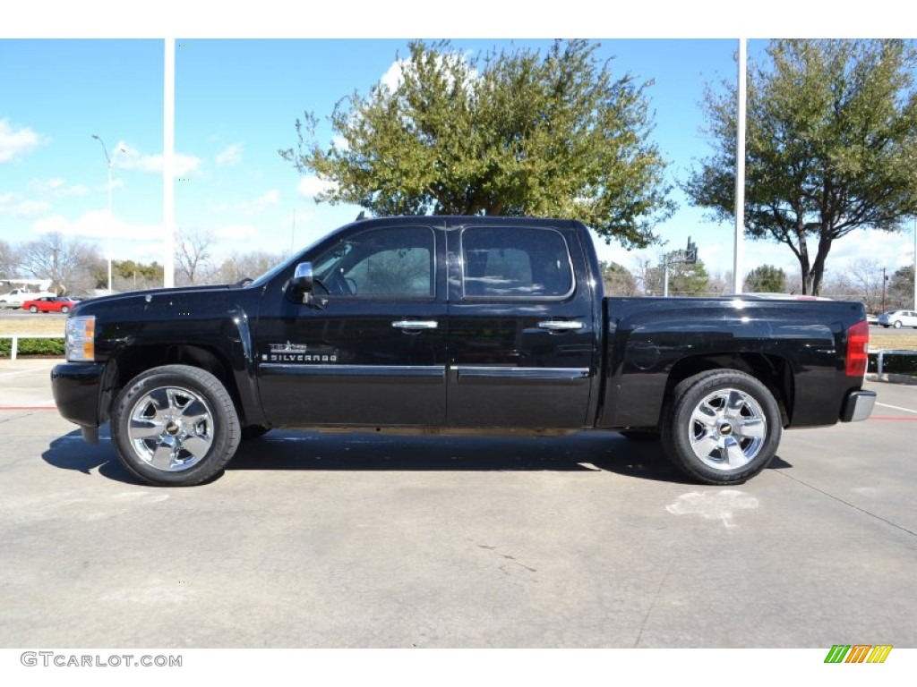 2009 Silverado 1500 LT Texas Edition Extended Cab - Black / Ebony photo #2