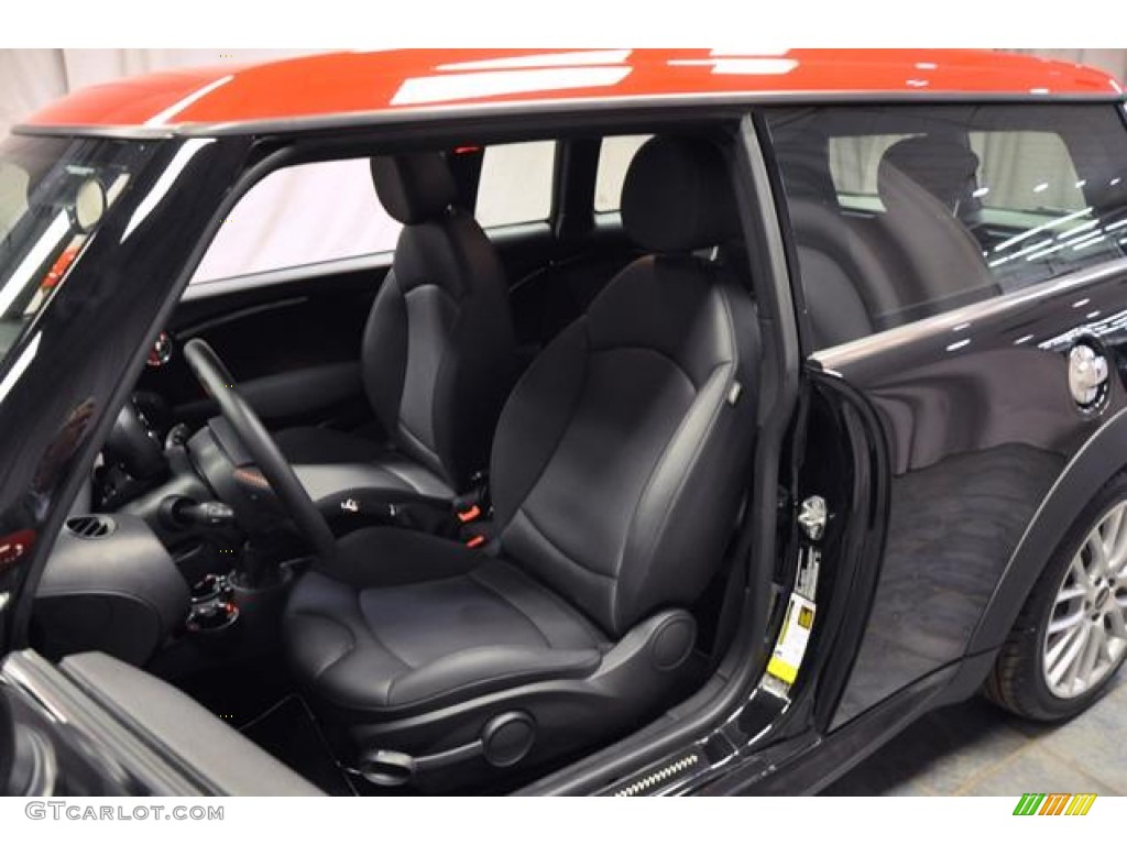 Carbon Black Interior 2012 Mini Cooper John Cooper Works Clubman Photo #77373891