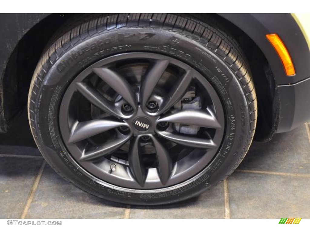 2012 Cooper S Countryman All4 AWD - Bright Yellow / Carbon Black Lounge Leather photo #6