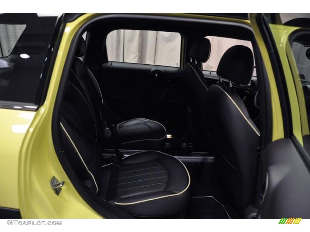 2012 Cooper S Countryman All4 AWD - Bright Yellow / Carbon Black Lounge Leather photo #9