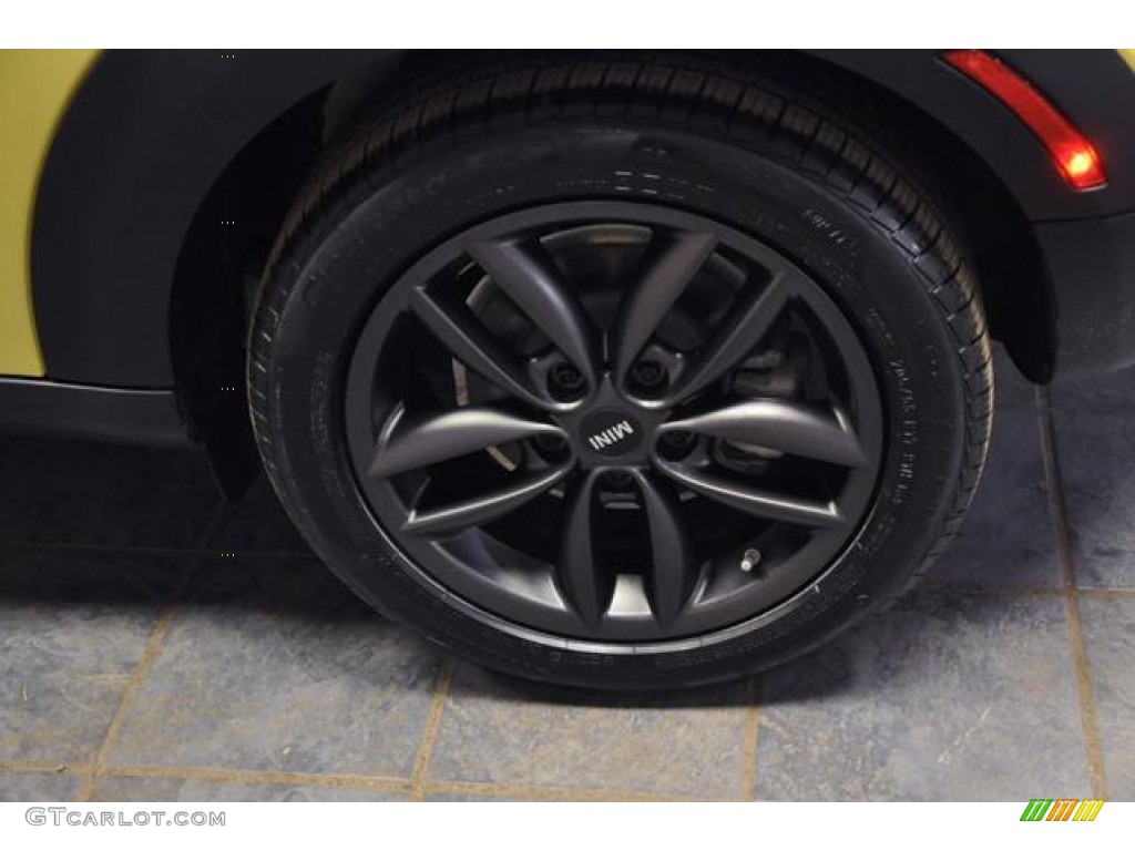 2012 Cooper S Countryman All4 AWD - Bright Yellow / Carbon Black Lounge Leather photo #21