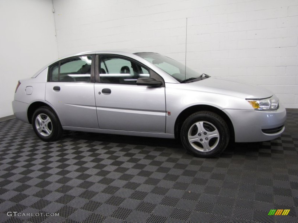 Silver Nickel 2004 Saturn ION 1 Sedan Exterior Photo #77375224