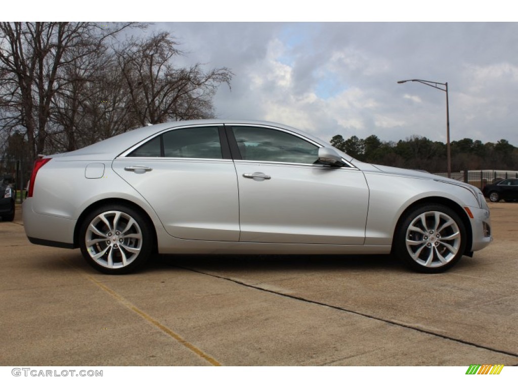 Radiant Silver Metallic 2013 Cadillac ATS 2.0L Turbo Performance Exterior Photo #77375251