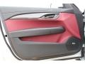 Morello Red/Jet Black Accents Door Panel Photo for 2013 Cadillac ATS #77375445