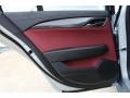 Morello Red/Jet Black Accents 2013 Cadillac ATS 2.0L Turbo Performance Door Panel