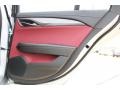 Morello Red/Jet Black Accents Door Panel Photo for 2013 Cadillac ATS #77375580