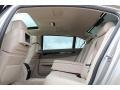 Oyster Nappa Leather Rear Seat Photo for 2010 BMW 7 Series #77376149