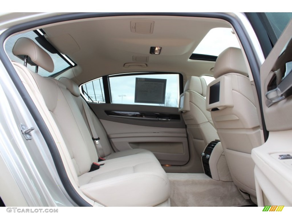 2010 7 Series 750Li Sedan - Cashmere Silver Metallic / Oyster Nappa Leather photo #20