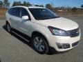 2013 White Diamond Tricoat Chevrolet Traverse LTZ  photo #2