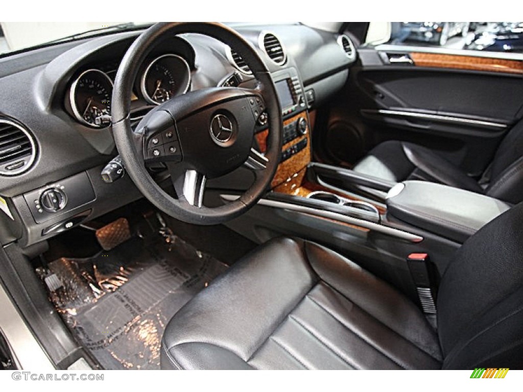 Black Interior 2008 Mercedes-Benz ML 350 4Matic Photo #77377572