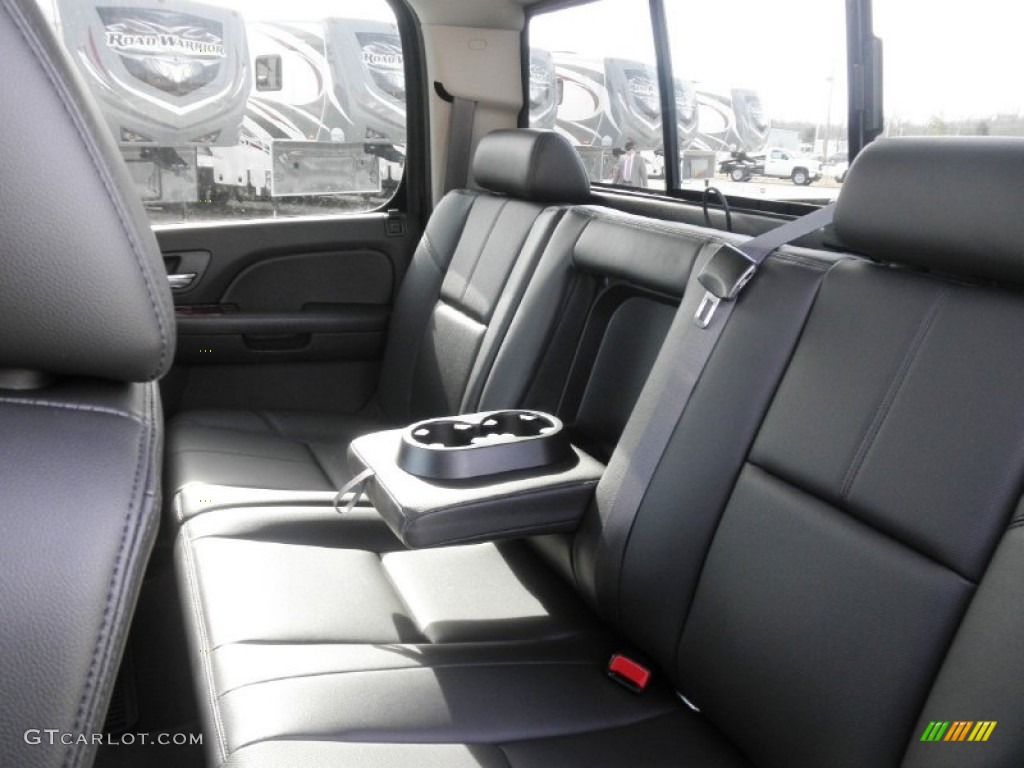 2013 GMC Sierra 3500HD SLT Crew Cab 4x4 Rear Seat Photos