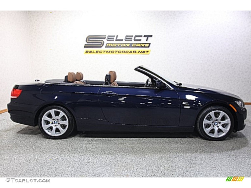 2010 3 Series 335i Convertible - Monaco Blue Metallic / Saddle Brown Dakota Leather photo #5