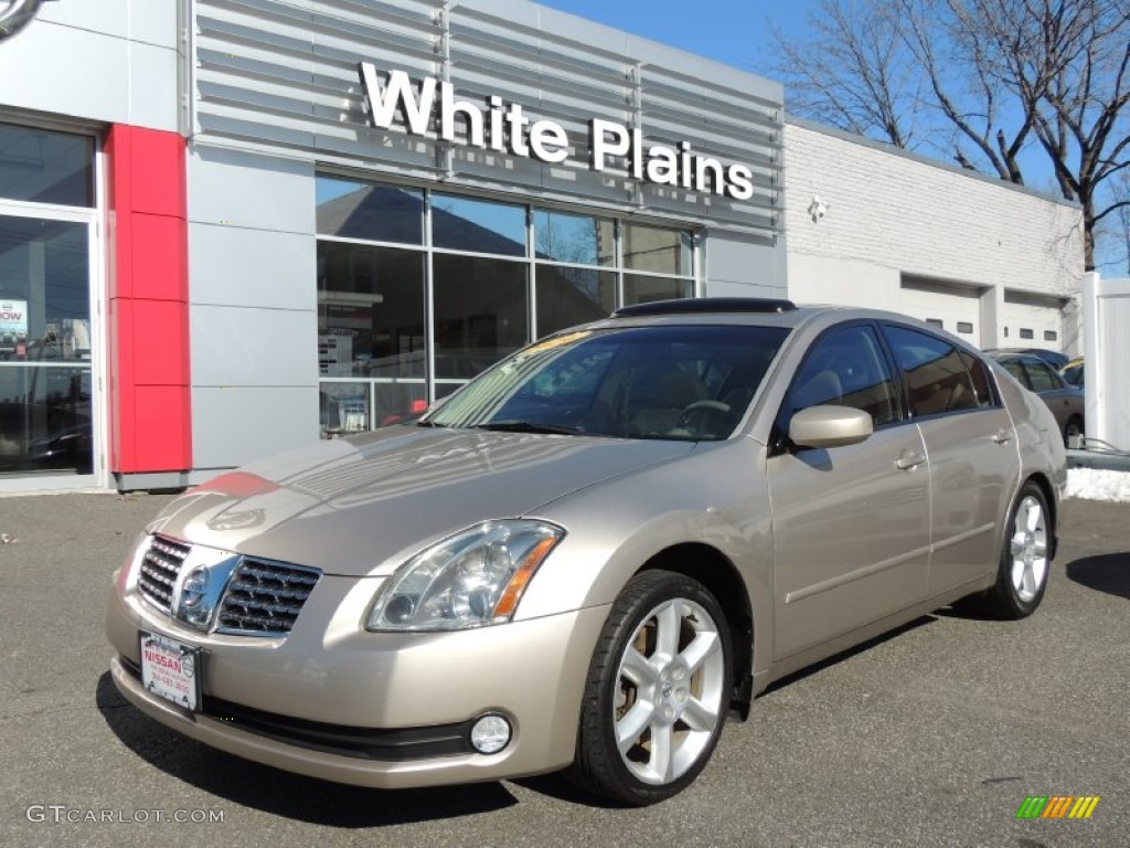 2006 Maxima 3.5 SE - Coral Sand Metallic / Cafe Latte photo #1