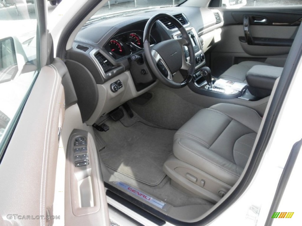 Cocoa Dune Interior 2013 GMC Acadia Denali AWD Photo #77378163