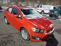 Inferno Orange Metallic - Sonic LT Sedan Photo No. 2