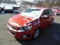 Inferno Orange Metallic - Sonic LT Sedan Photo No. 4