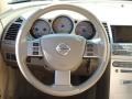 2006 Nissan Maxima Cafe Latte Interior Steering Wheel Photo