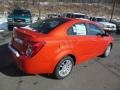 Inferno Orange Metallic - Sonic LT Sedan Photo No. 8