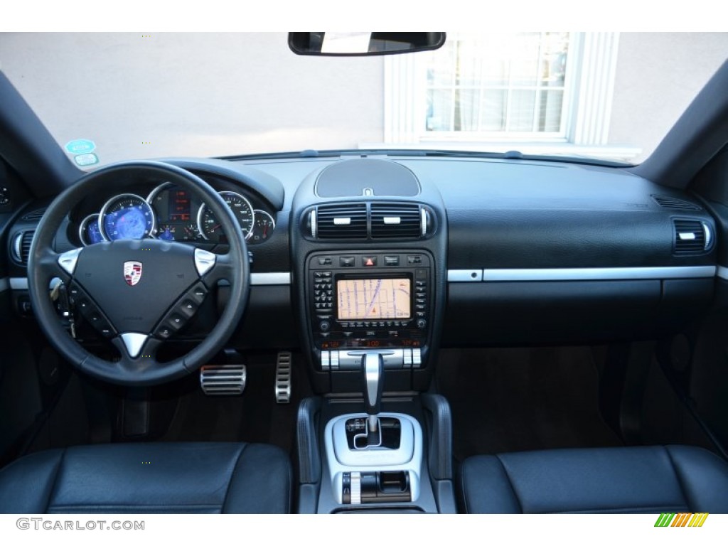 2008 Porsche Cayenne S Black Dashboard Photo #77380326