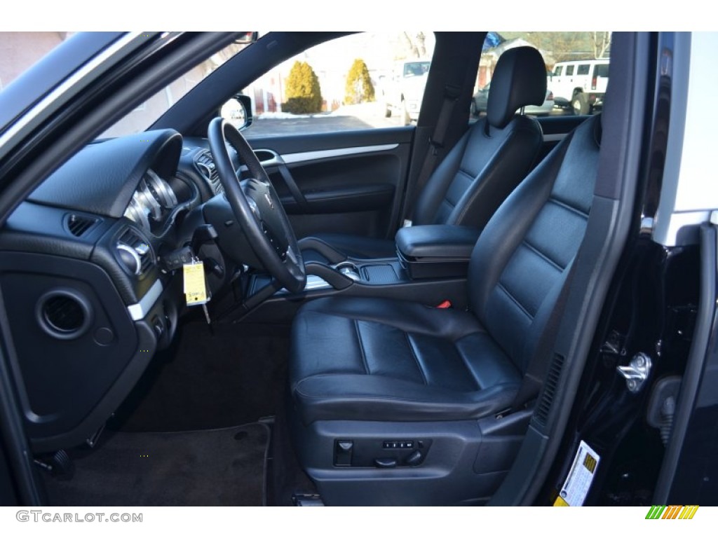 Black Interior 2008 Porsche Cayenne S Photo #77380368