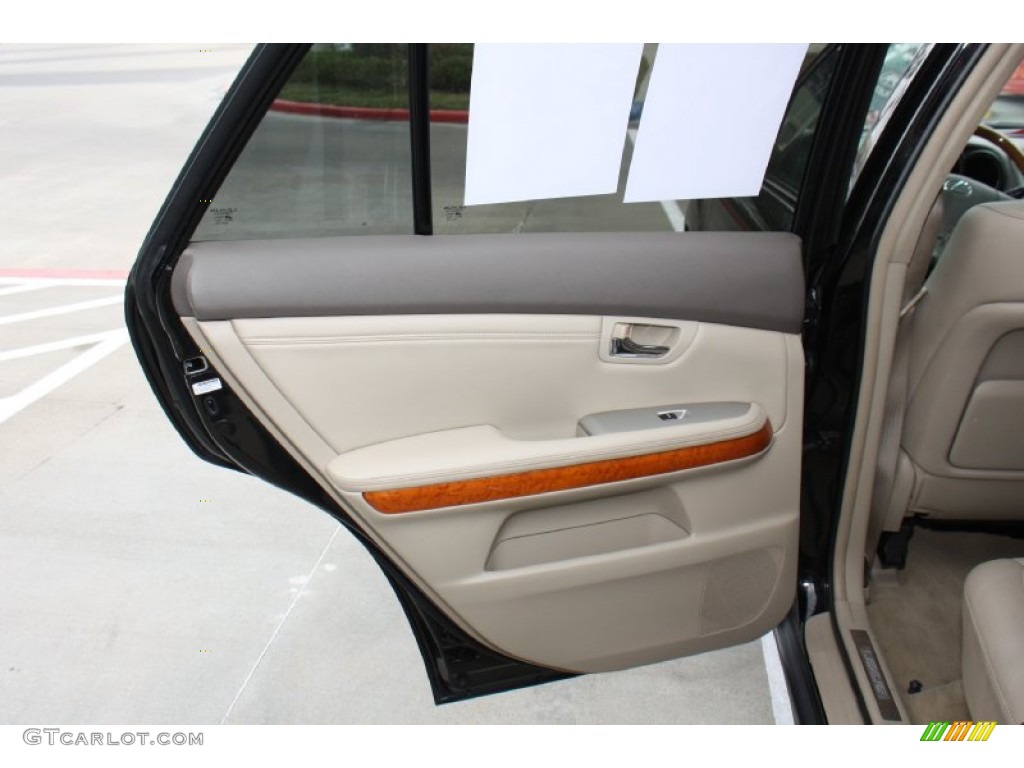 2009 Lexus RX 350 AWD Parchment Door Panel Photo #77380574