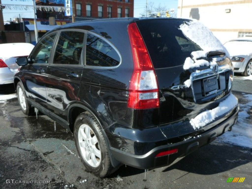 2008 CR-V EX-L 4WD - Nighthawk Black Pearl / Black photo #12