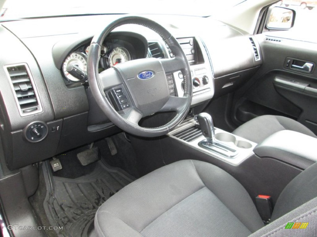 Charcoal Black Interior 2007 Ford Edge SEL AWD Photo #77382081