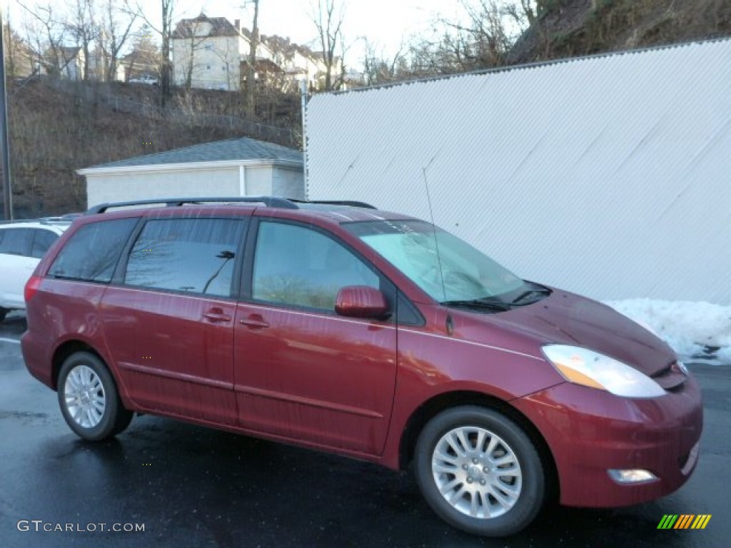 2010 Sienna XLE - Salsa Red Pearl / Taupe photo #1