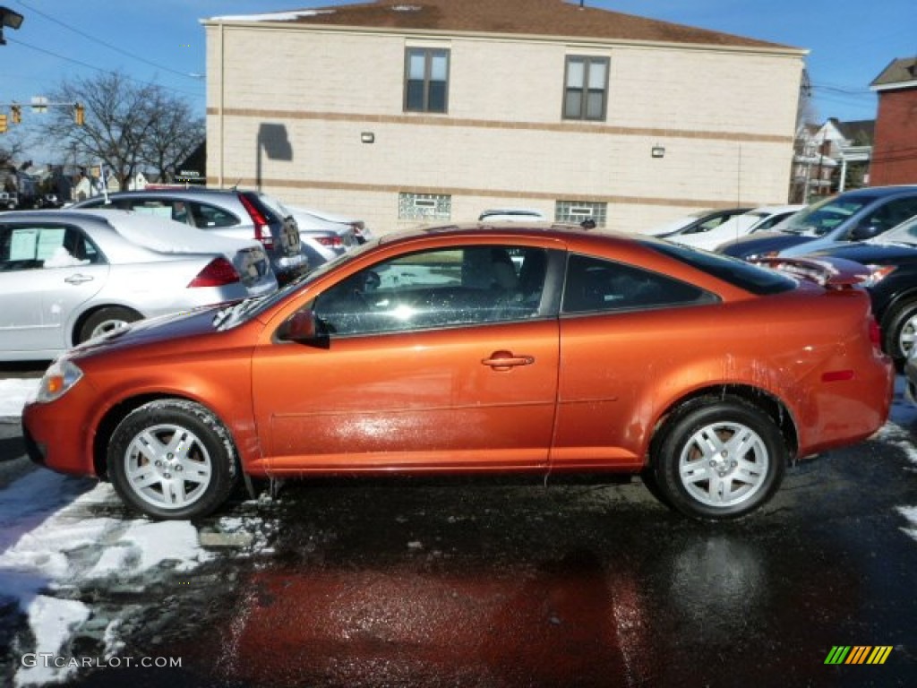 Sunburst Orange Metallic 2005 Chevrolet Cobalt LS Coupe Exterior Photo #77382261