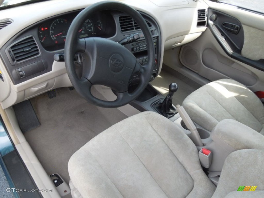 2002 Hyundai Elantra GLS Sedan Interior Color Photos