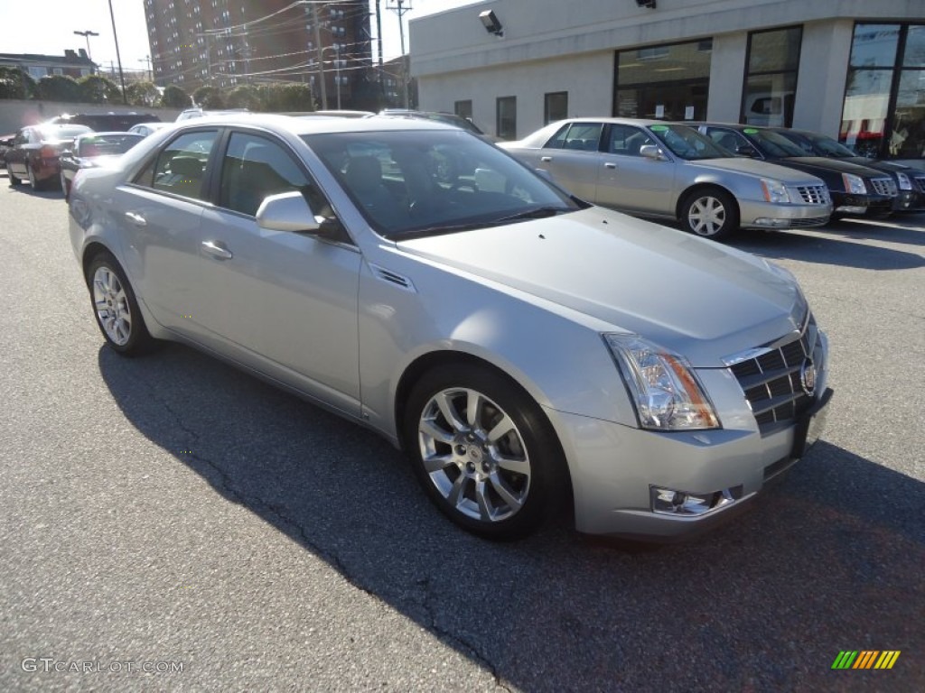 2009 CTS 4 AWD Sedan - Radiant Silver / Light Titanium/Ebony photo #4