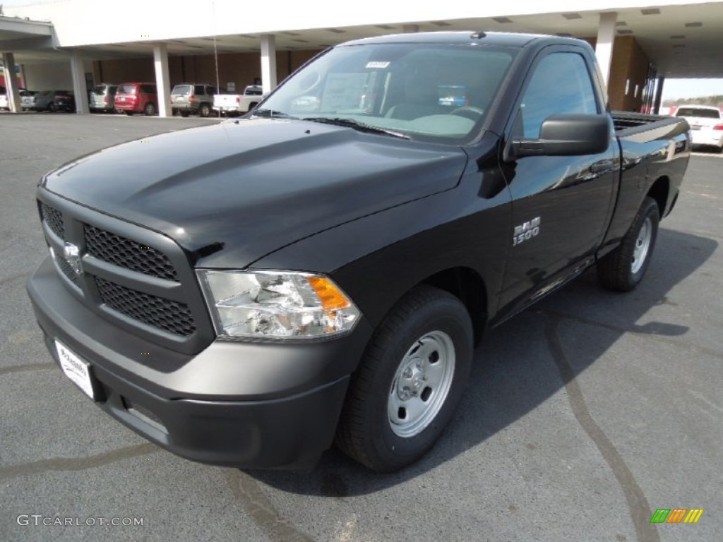 Black 2013 Ram 1500 Tradesman Regular Cab Exterior Photo #77383527
