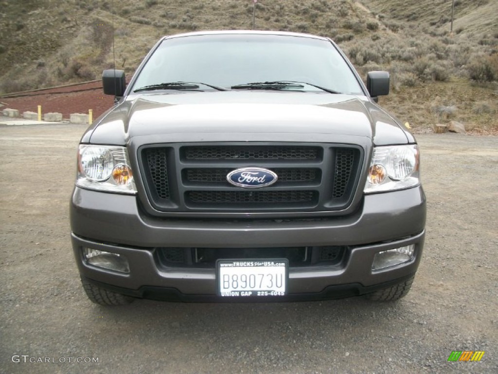 2004 F150 STX SuperCab - Dark Shadow Grey Metallic / Medium/Dark Flint photo #6