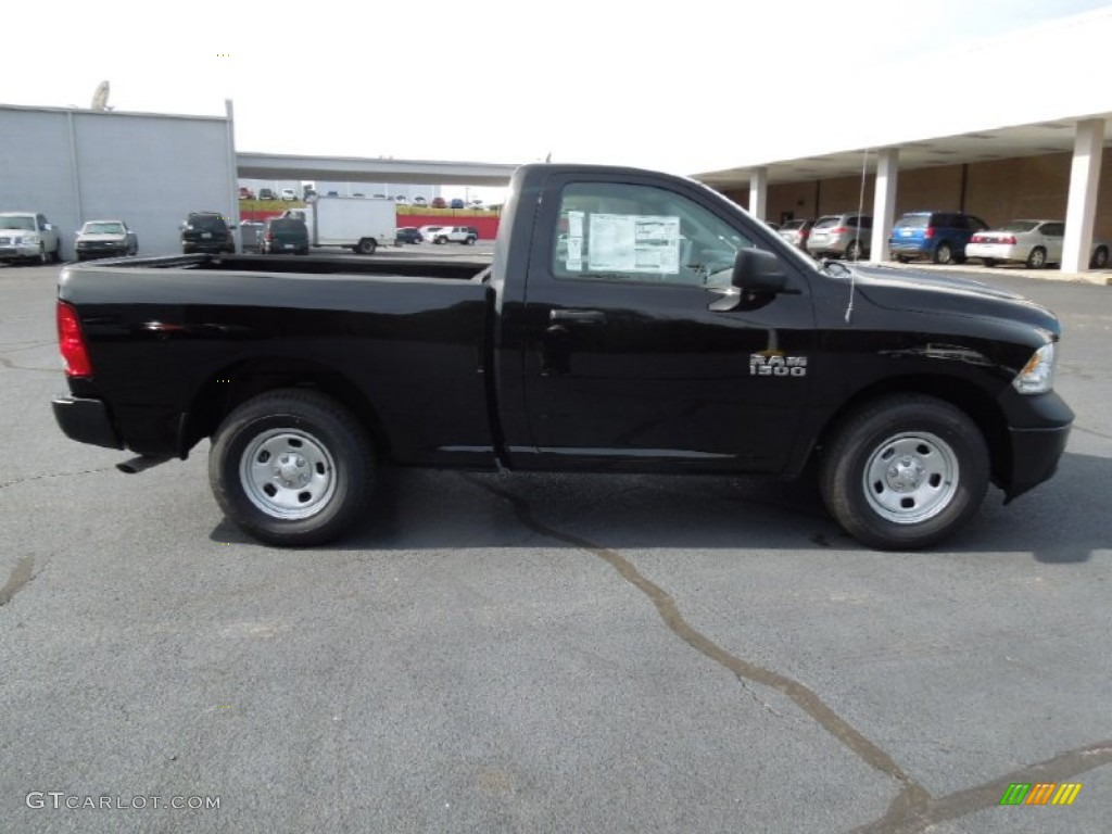 Black 2013 Ram 1500 Tradesman Regular Cab Exterior Photo #77383635