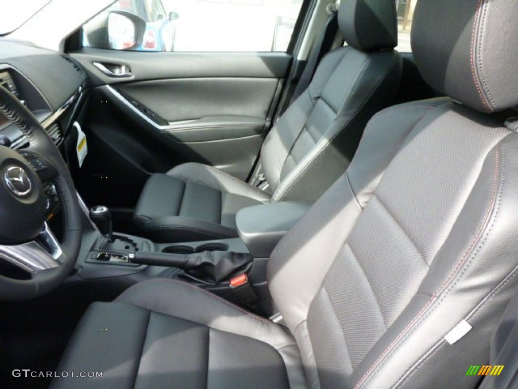 Black Interior 2014 Mazda CX-5 Grand Touring AWD Photo #77383746