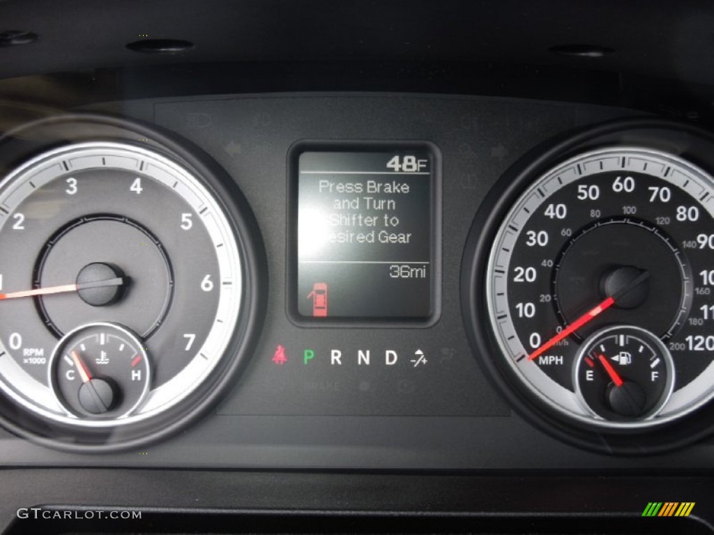 2013 Ram 1500 Tradesman Regular Cab Gauges Photo #77383901