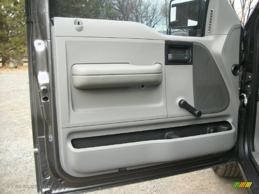 2004 Ford F150 STX SuperCab Medium/Dark Flint Door Panel Photo #77383908