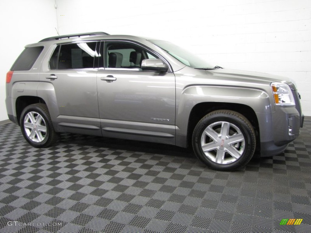Gray Green Metallic 2012 GMC Terrain SLT Exterior Photo #77384636