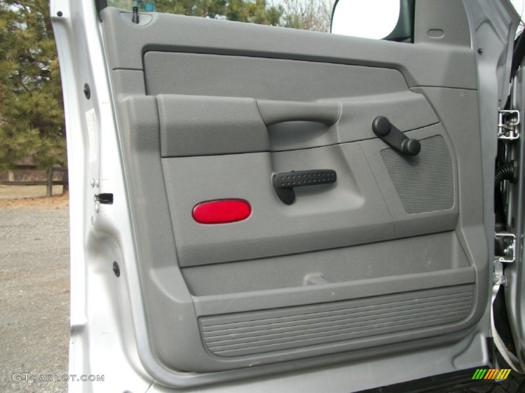 2008 Dodge Ram 1500 ST Quad Cab 4x4 Medium Slate Gray Door Panel Photo #77384790