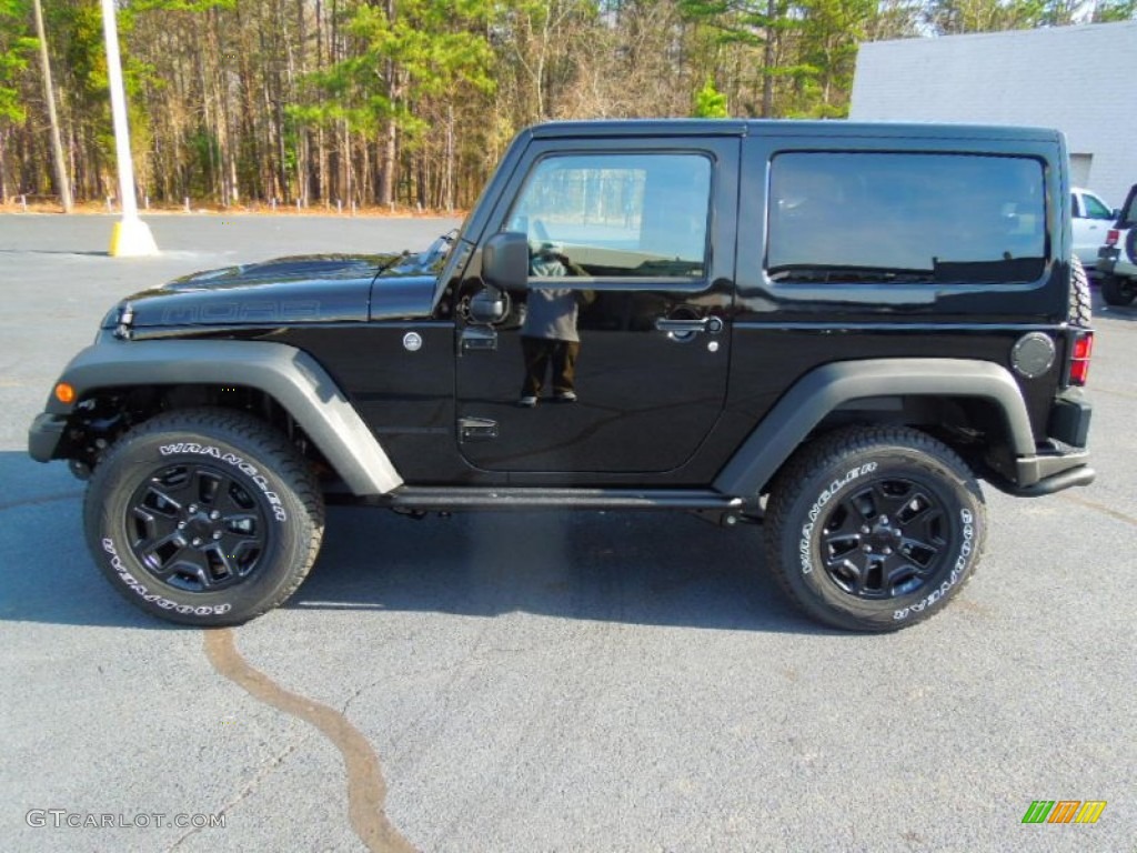 Black 2013 Jeep Wrangler Moab Edition 4x4 Exterior Photo #77384862