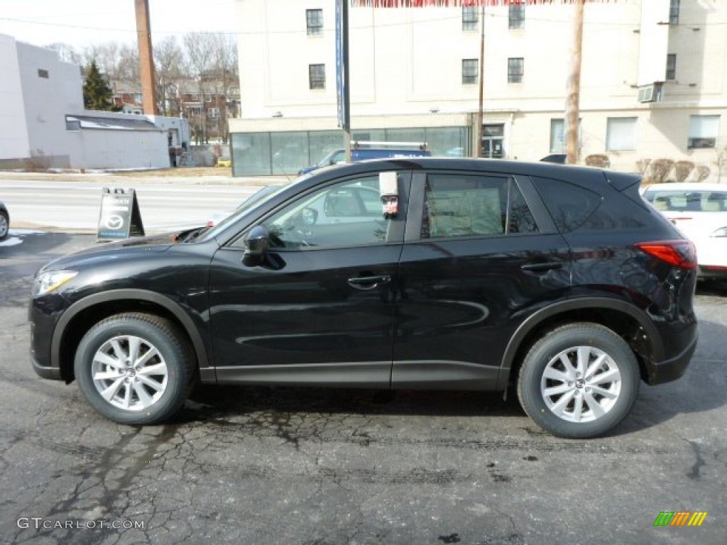 Jet Black Mica 2014 Mazda CX-5 Touring AWD Exterior Photo #77384883