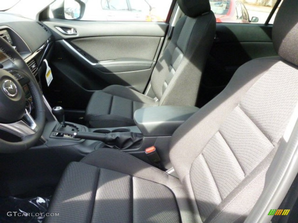 Black Interior 2014 Mazda CX-5 Touring AWD Photo #77385072