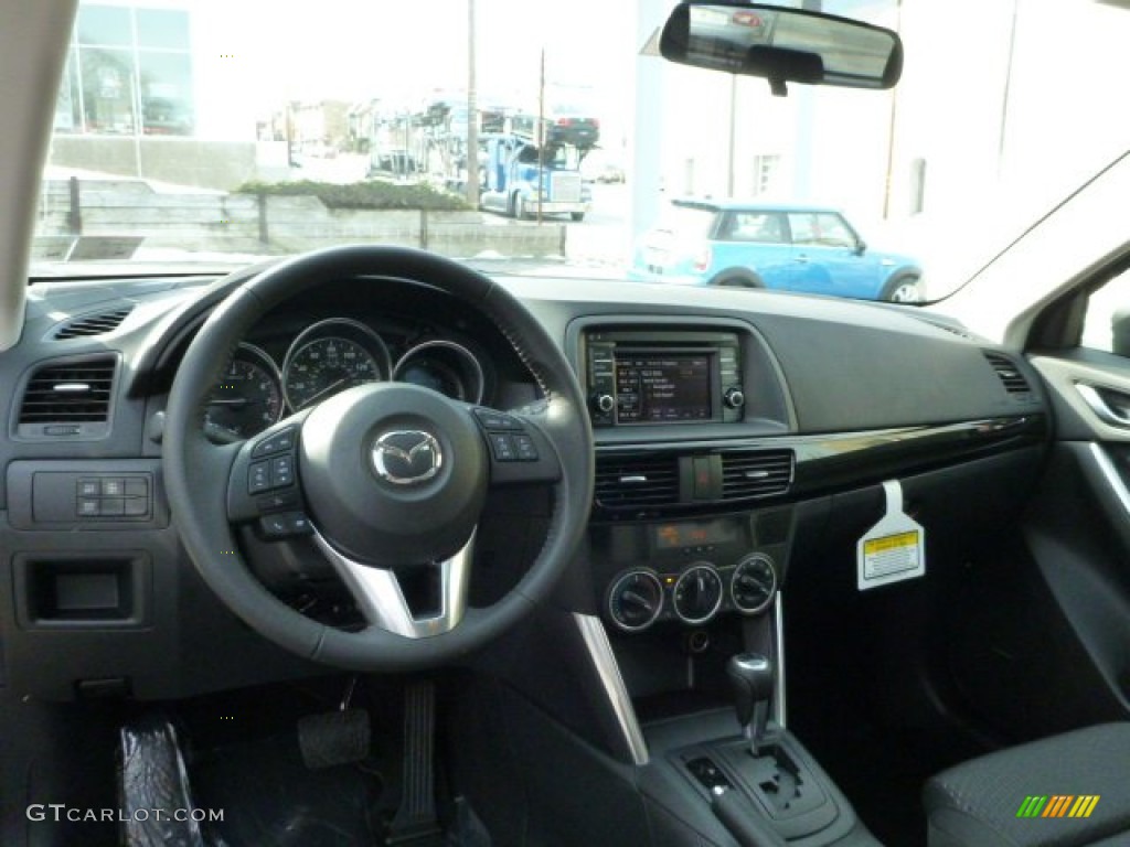 2014 Mazda CX-5 Touring AWD Black Dashboard Photo #77385114