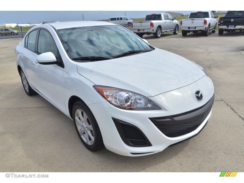 Crystal White Pearl Mica 2011 Mazda MAZDA3 i Touring 4 Door Exterior Photo #77385816