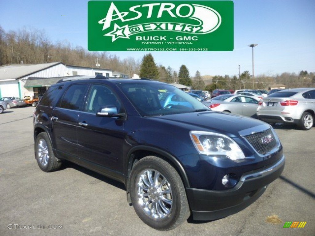 2011 Acadia SLT AWD - Deep Blue Metallic / Ebony photo #1