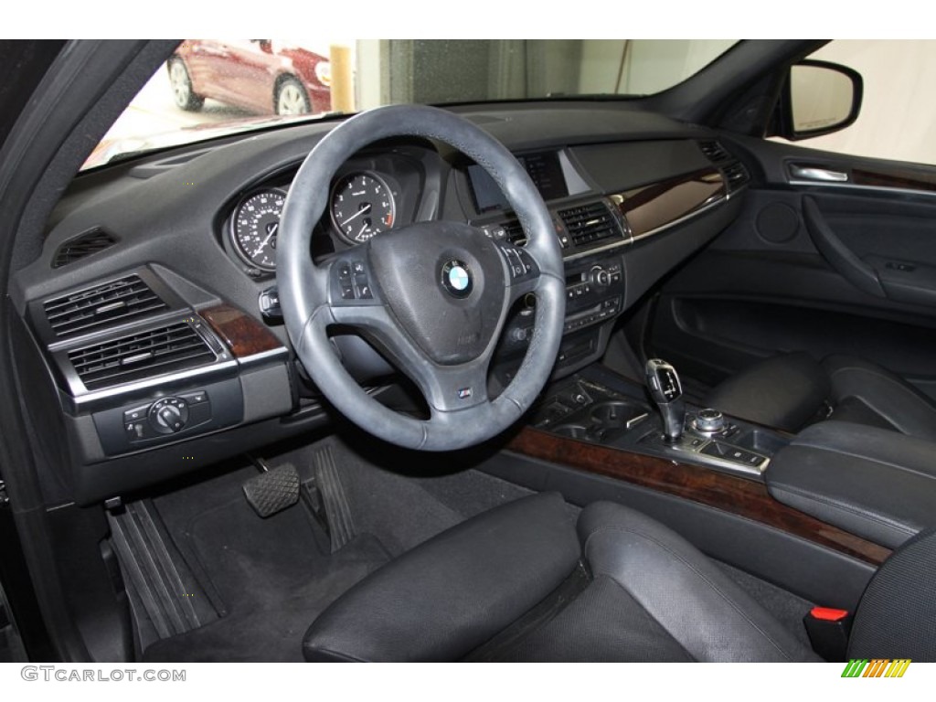 Black Interior 2010 BMW X5 xDrive48i Photo #77386635
