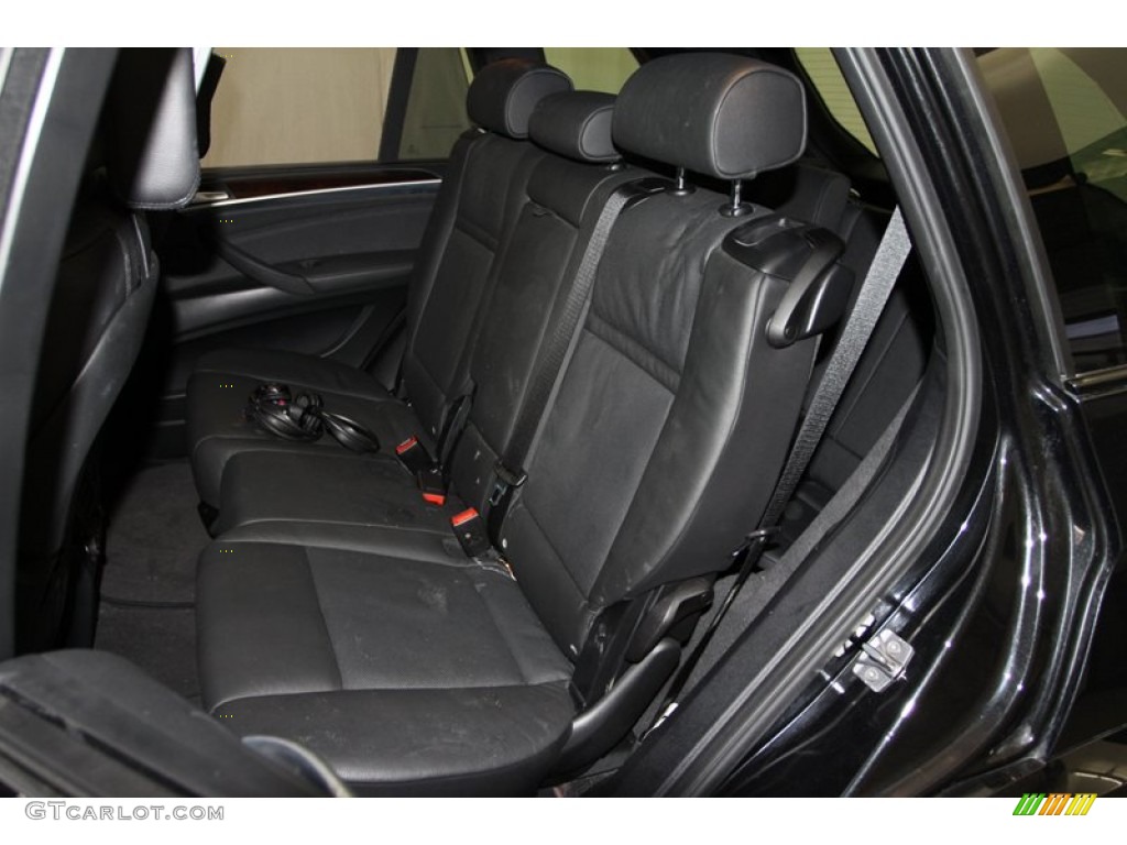 Black Interior 2010 BMW X5 xDrive48i Photo #77386731