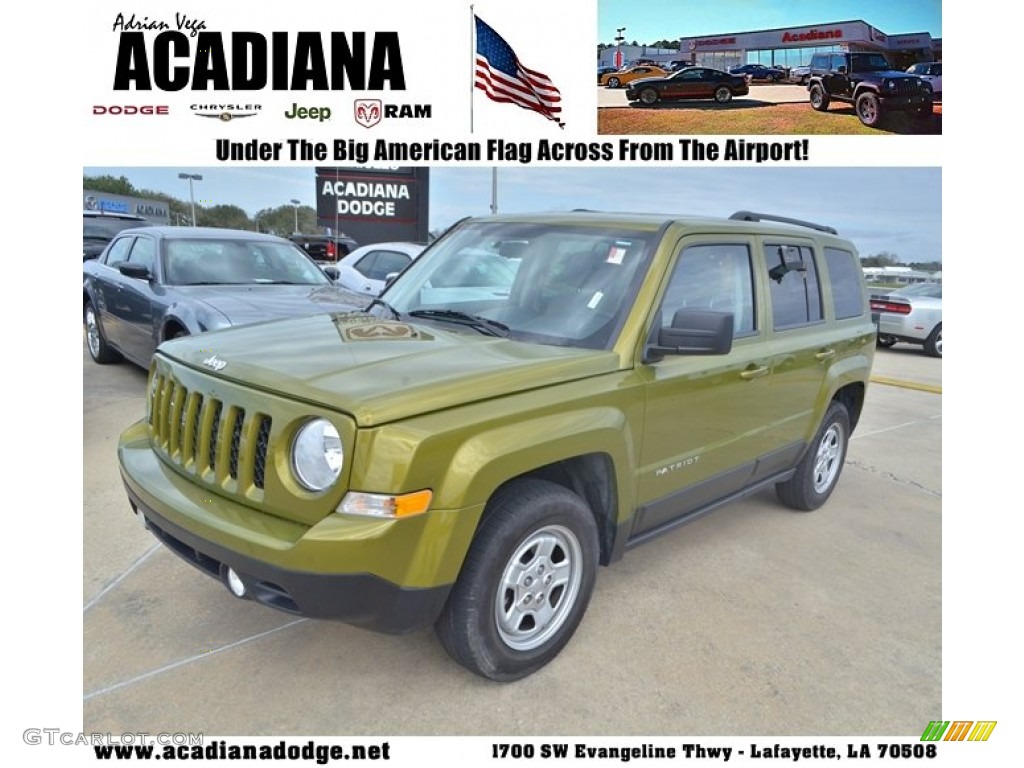 Rescue Green Metallic Jeep Patriot